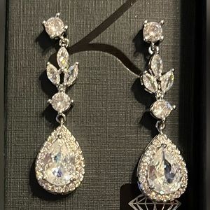 Diamond Stimulant Dangle Earrings